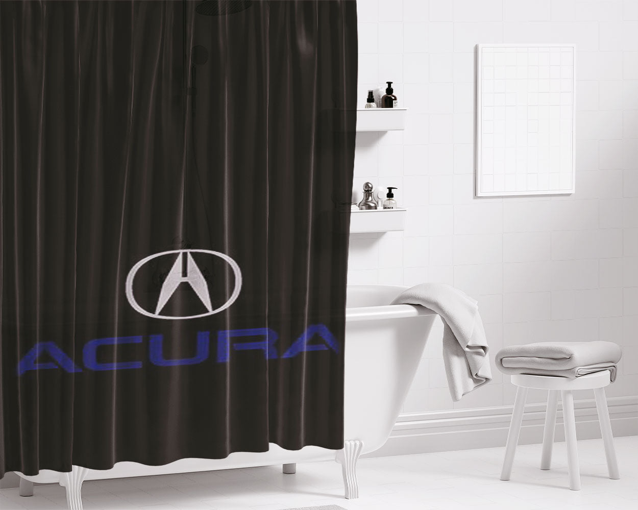 Acura Bathroom Shower Curtain Fabric Waterproof | 66 X 72 Inch