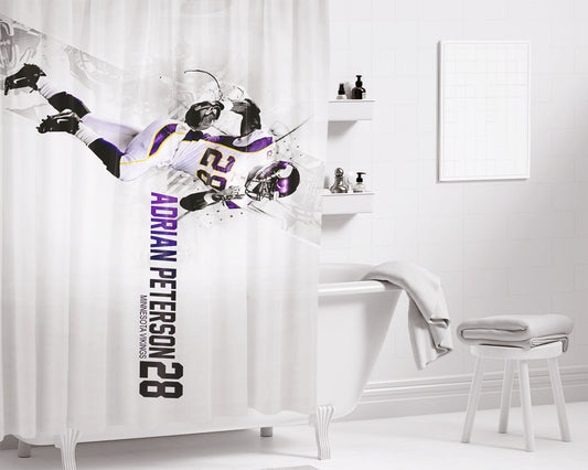 Adore Delano Party Bathroom Shower Curtain Fabric Waterproof | 66 X 72 Inch