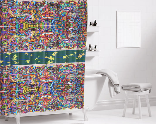 Aerosmith Bathroom Shower Curtain Fabric Waterproof | 66 X 72 Inch