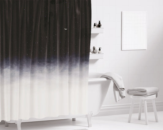 After Mermaid Swimming Bathroom Shower Curtain Fabric Waterproof | 66 X 72 Inch