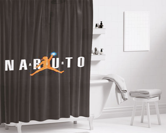 Air Jordan Zombie Bathroom Shower Curtain Fabric Waterproof | 66 X 72 Inch