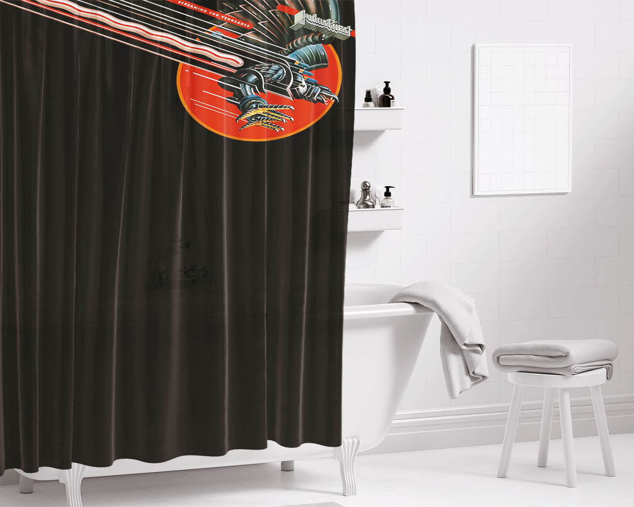 Judas Pr Bathroom Shower Curtain Fabric Waterproof | 66 X 72 Inch