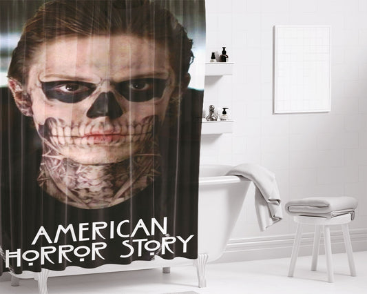 American Horor Story Asylum Bathroom Shower Curtain Fabric Waterproof | 66 X 72 Inch