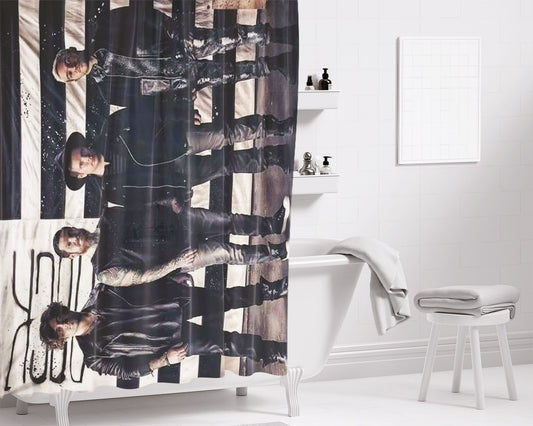 American Pie Cover Movie Bathroom Shower Curtain Fabric Waterproof | 66 X 72 Inch