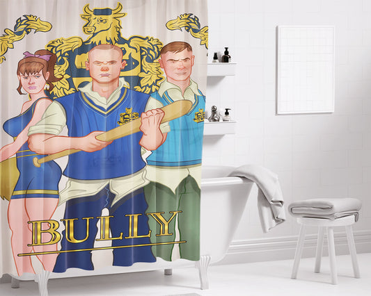 Bully Scholarship Digital Art Bathroom Shower Curtain Fabric Waterproof | 66 X 72 Inch