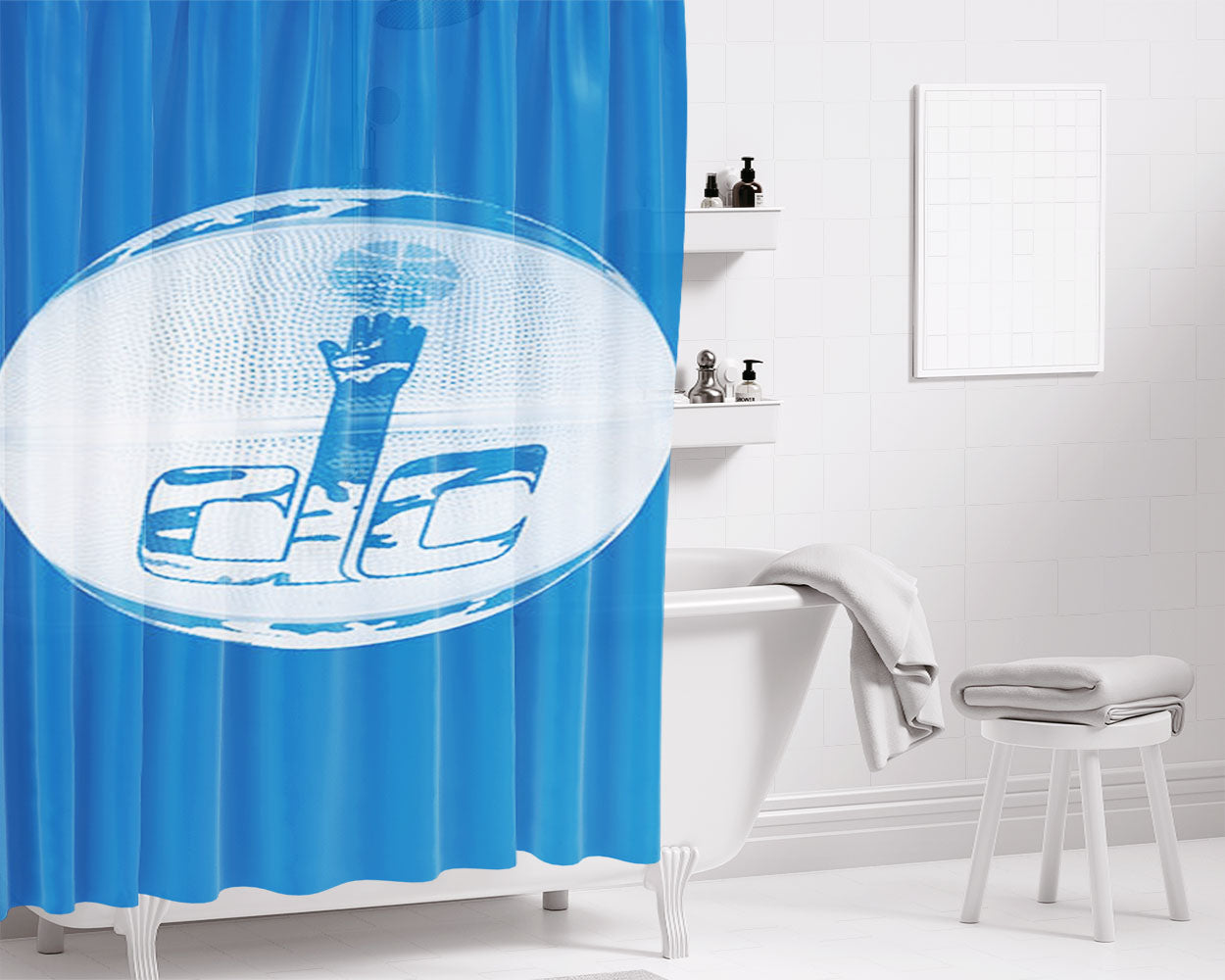 Camoball Bathroom Shower Curtain Fabric Waterproof | 66 X 72 Inch