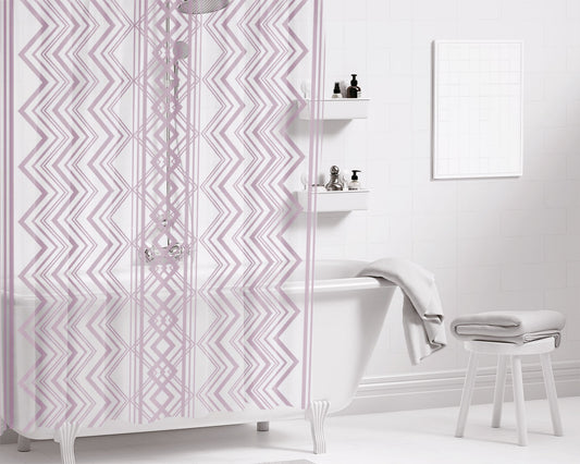 Grey Element Sktbrd Bathroom Shower Curtain Fabric Waterproof | 66 X 72 Inch