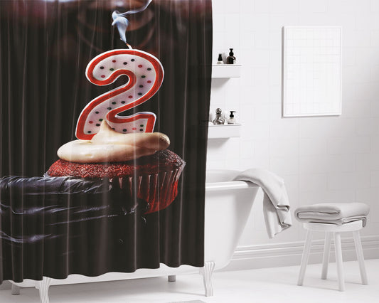 Happy Death Two Bathroom Shower Curtain Fabric Waterproof | 66 X 72 Inch