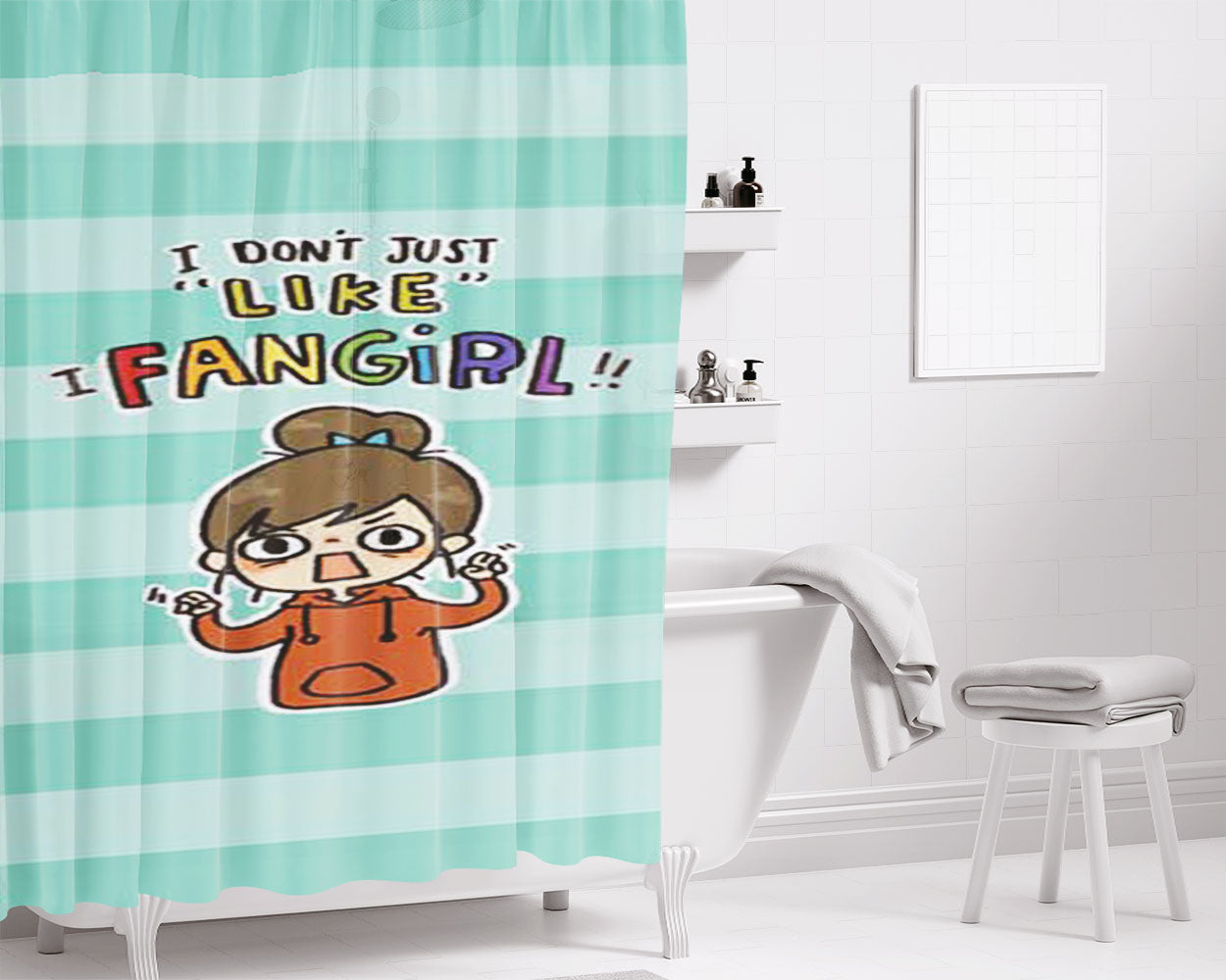 I Am Under No Obligation To Make S Bathroom Shower Curtain Fabric Waterproof | 66 X 72 Inch