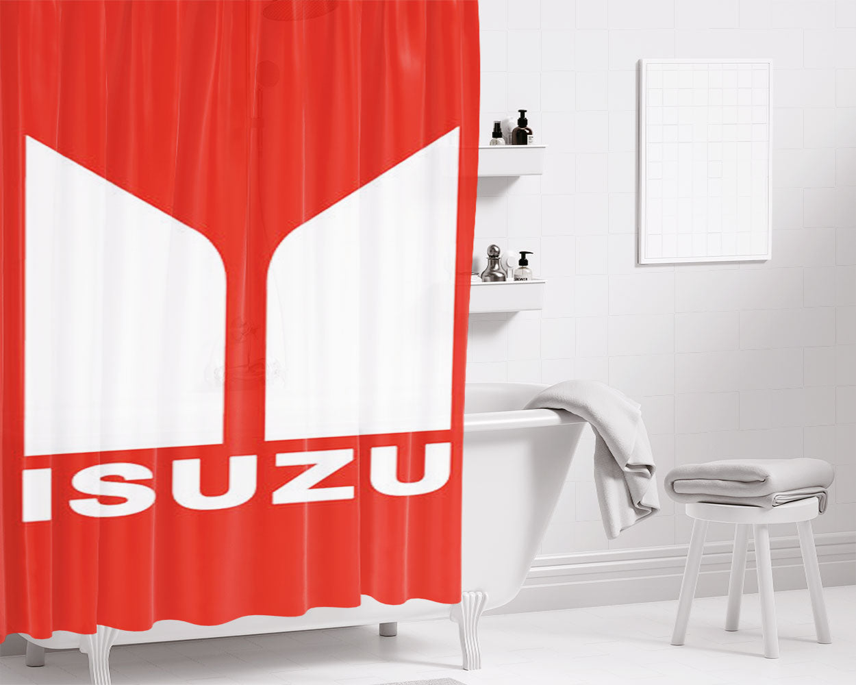 Isuzu Sento Amagi Brilliant Bathroom Shower Curtain Fabric Waterproof | 66 X 72 Inch