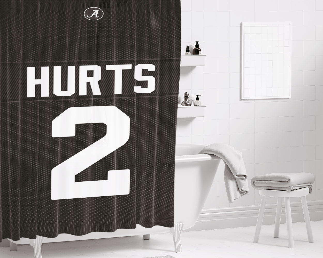 Jalen Green Dunk Bathroom Shower Curtain Fabric Waterproof | 66 X 72 Inch