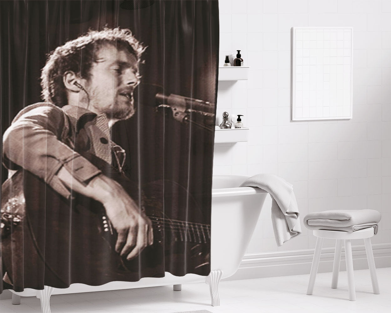 Damian Lillard Road To Victory Bathroom Shower Curtain Fabric Waterproof | 66 X 72 Inch