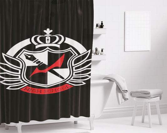 Dangan Ronpa Split Bathroom Shower Curtain Fabric Waterproof | 66 X 72 Inch