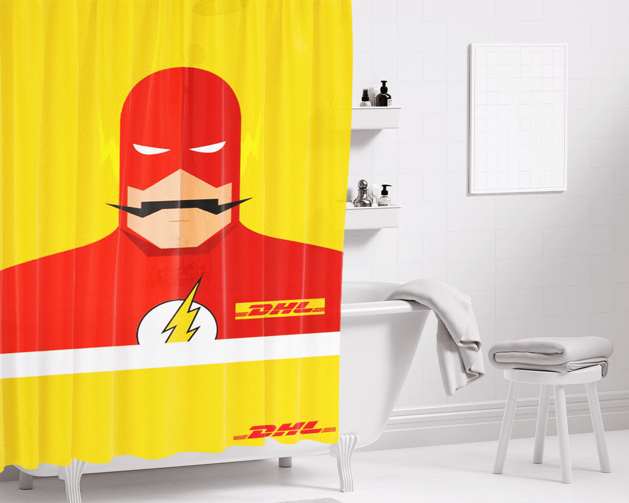 Dhl Vetem Bathroom Shower Curtain Fabric Waterproof | 66 X 72 Inch