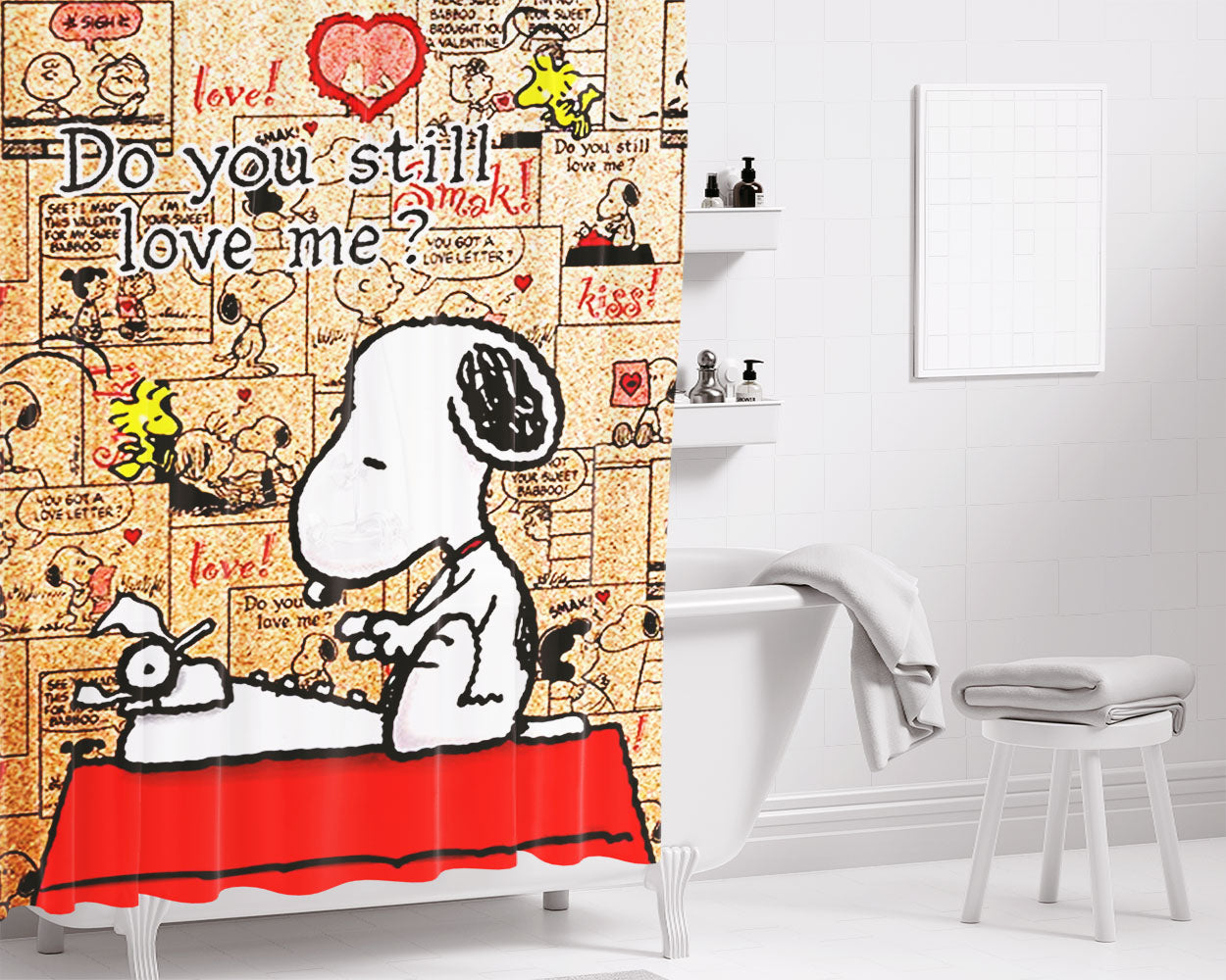 Do Wahatever Be Weird August Bathroom Shower Curtain Fabric Waterproof | 66 X 72 Inch
