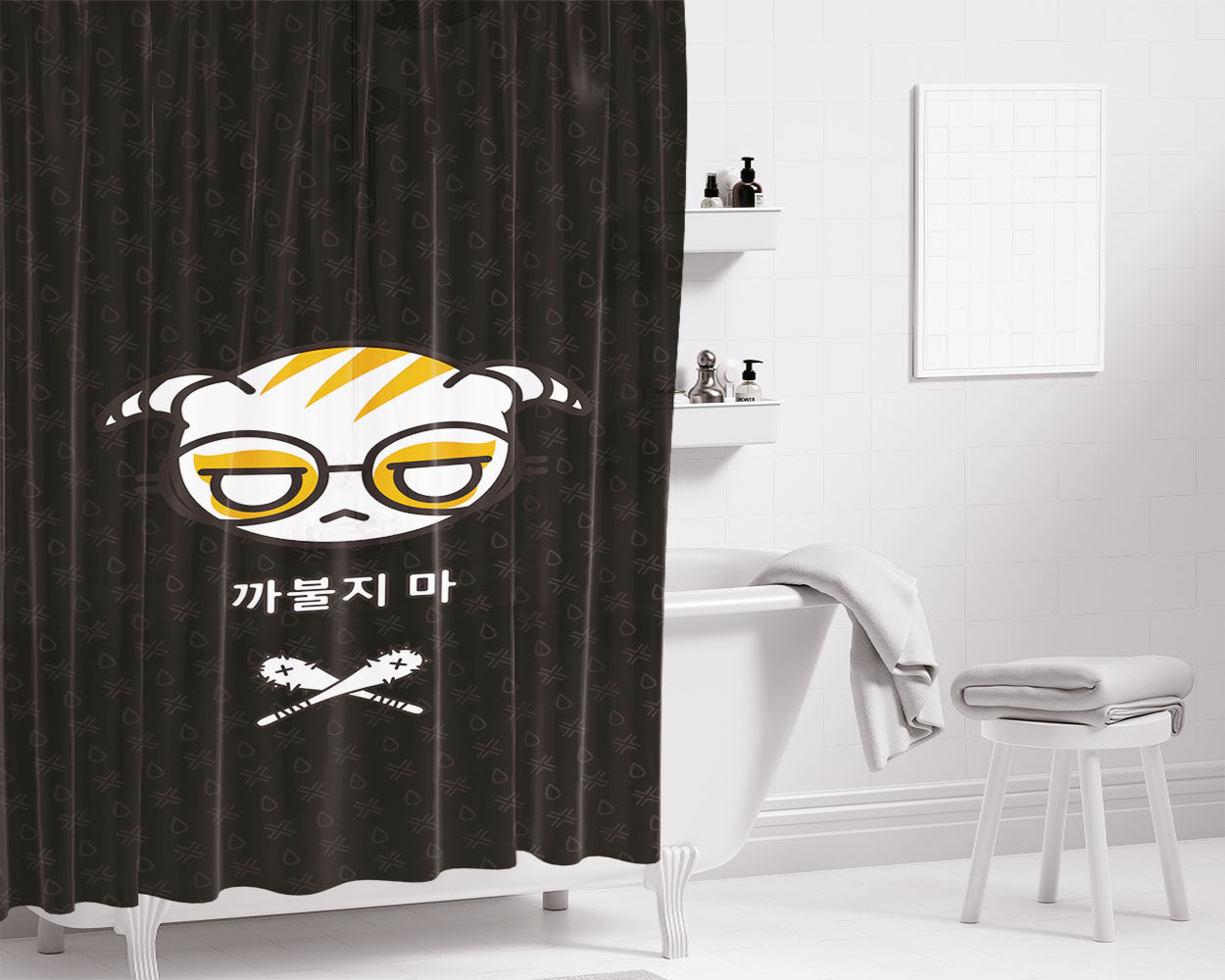 Dohc Vtech Honda Engine Bathroom Shower Curtain Fabric Waterproof | 66 X 72 Inch