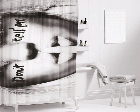 Dont Mess Up My Tempo August Bathroom Shower Curtain Fabric Waterproof | 66 X 72 Inch