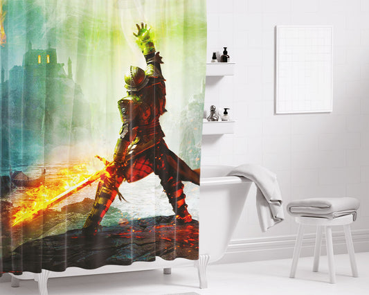 Drag Me To Hell Bathroom Shower Curtain Fabric Waterproof | 66 X 72 Inch