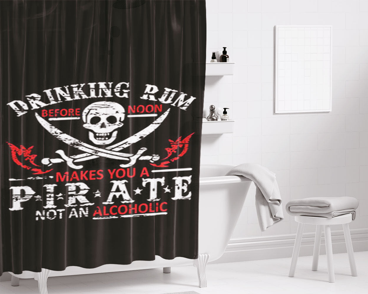 Drink Pepsi Blue Logo Bathroom Shower Curtain Fabric Waterproof | 66 X 72 Inch