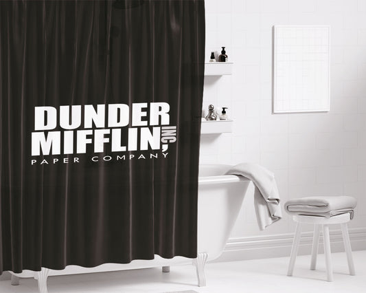 Dunder Mifflin Dwight Bathroom Shower Curtain Fabric Waterproof | 66 X 72 Inch