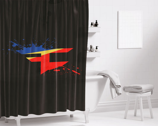 Faze Bathroom Shower Curtain Fabric Waterproof | 66 X 72 Inch