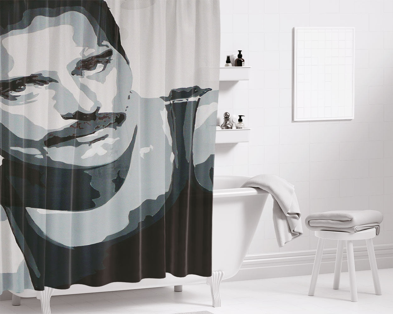 Freedi Mercury Pop Bathroom Shower Curtain Fabric Waterproof | 66 X 72 Inch