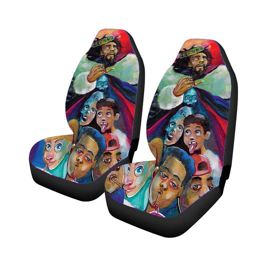 J Cole Contemporary Paint Style Car Seat Covers Universal Fit