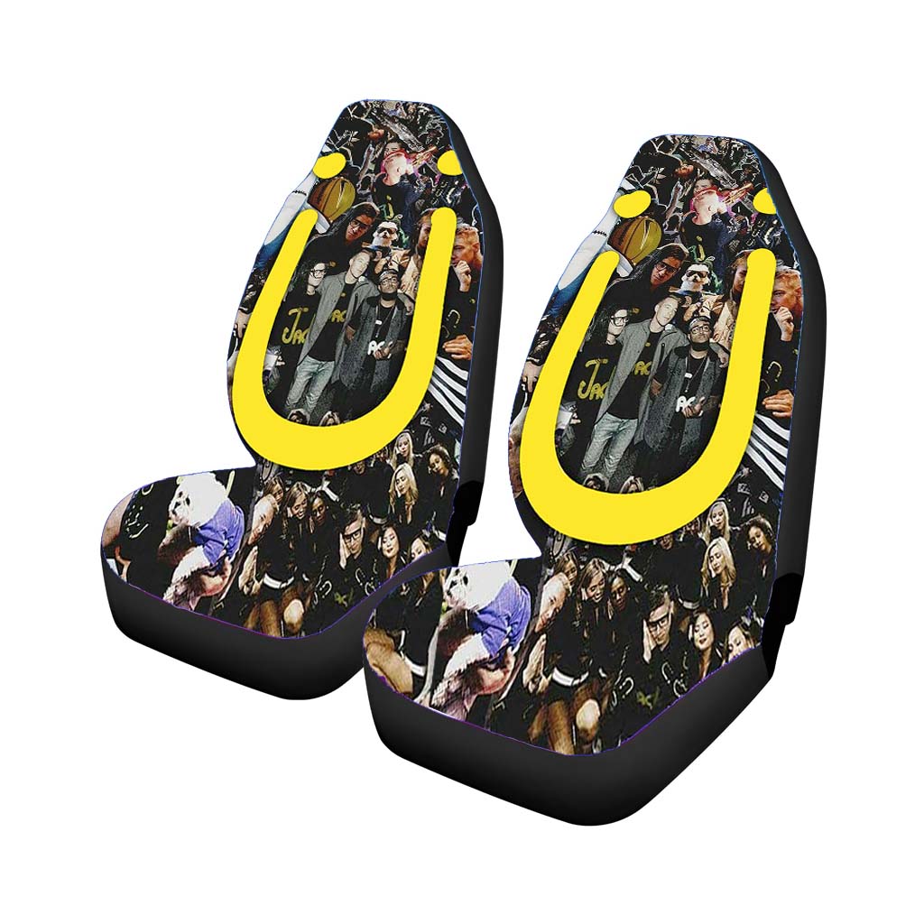 Jack U Photo Collage Car Seat Covers