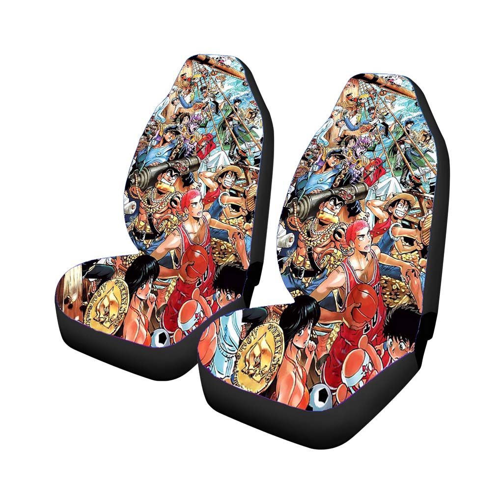 Japan Comic Anime All Character Collage Car Seat Covers
