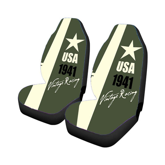 Jeep 1941 Vintage Racing Car Seat Covers Universal Fit