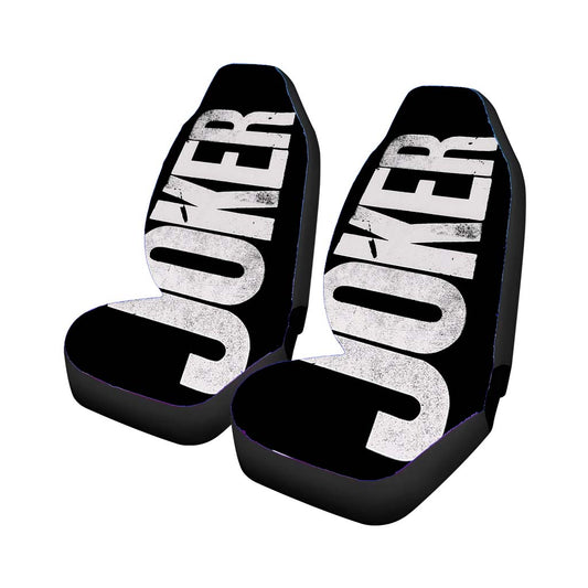 Joker Canvas Font Car Seat Covers Universal Fit