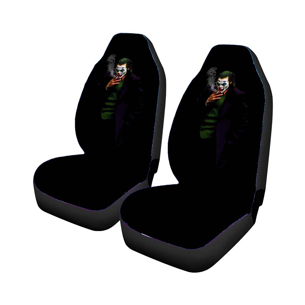 Joker Smoke While Laugh Hahaha Car Seat Covers