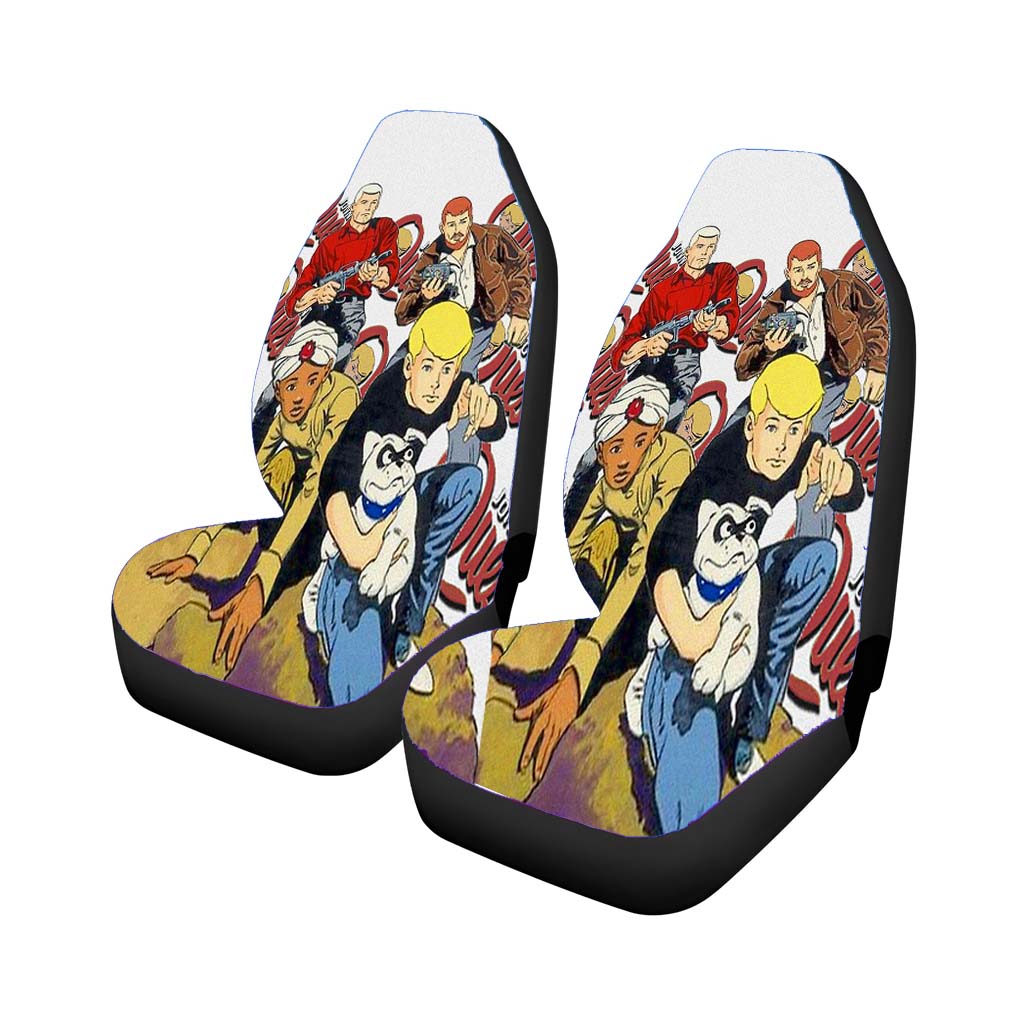 Jonny Quest Vintage Comic Noise Car Seat Covers