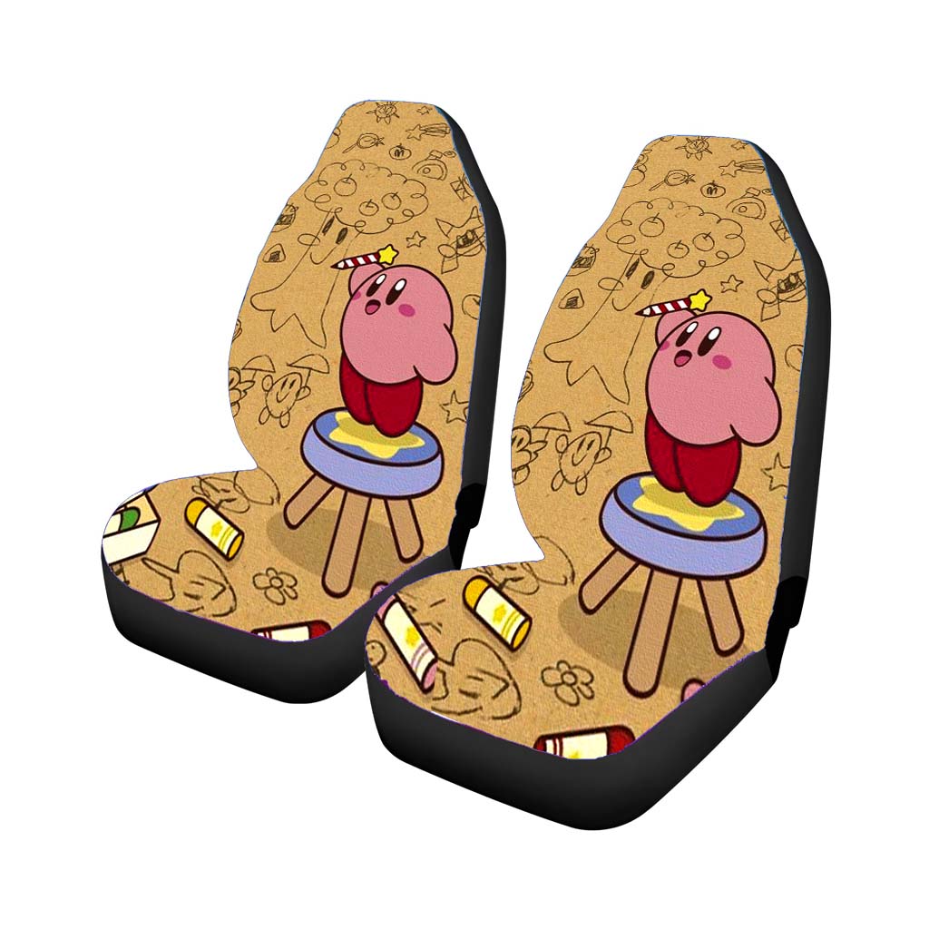 Kirby Vintage Drawing Car Seat Covers