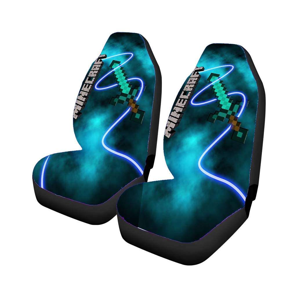 Minecraft Creeper Sword Car Seat Covers
