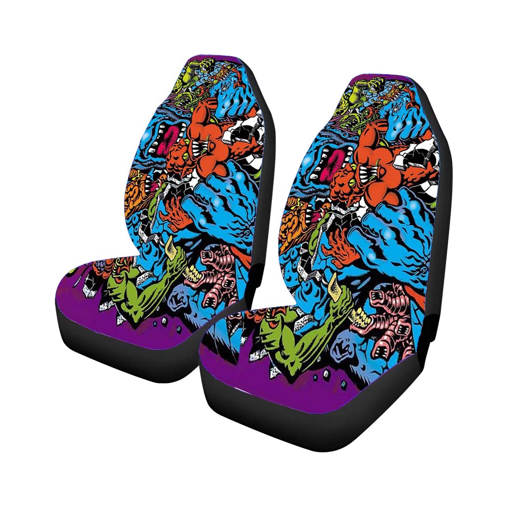 Santa Cruz Skateboard Art Car Seat Covers