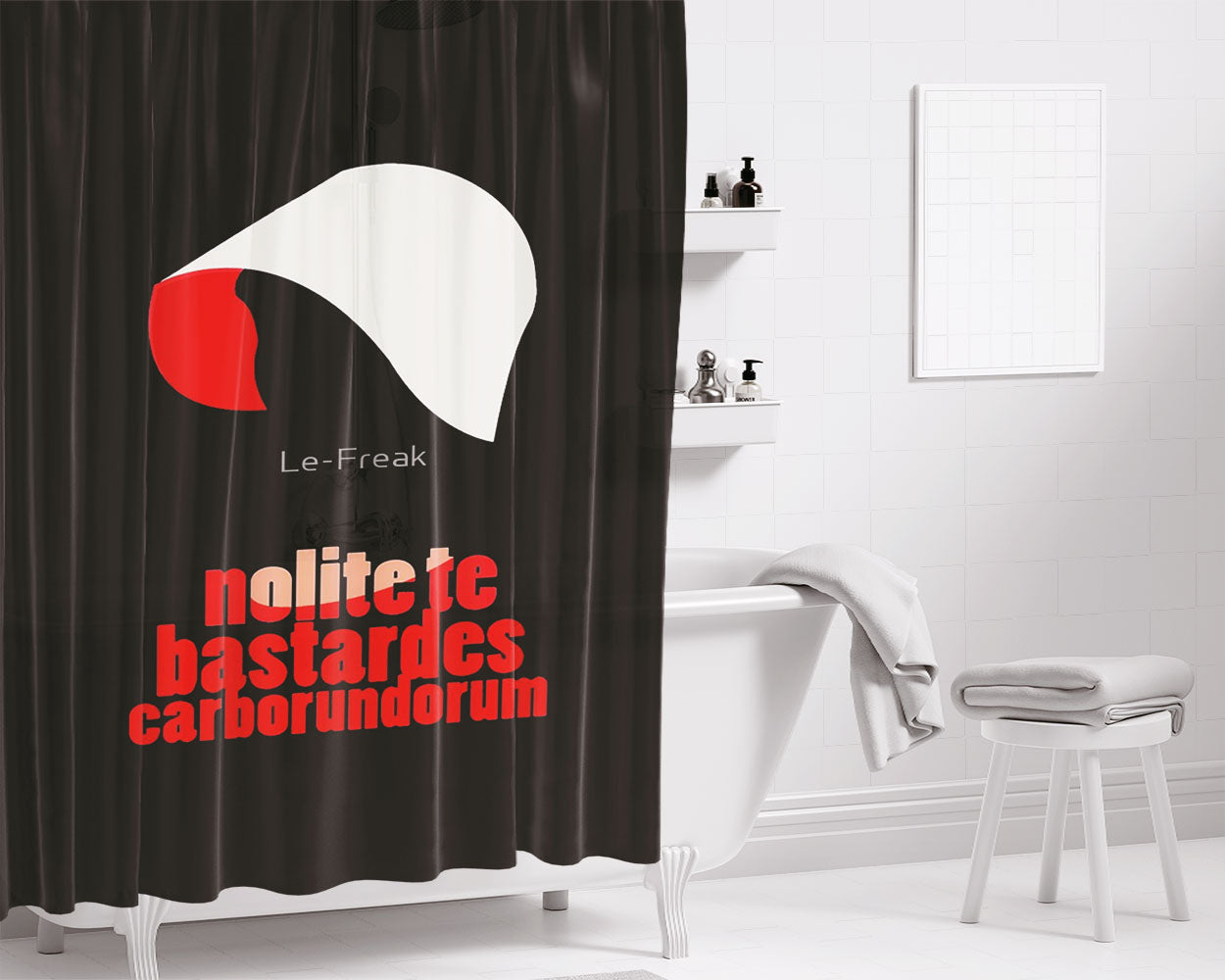 The Handmaids Tale Tale Bathroom Shower Curtain Fabric Waterproof | 66 X 72 Inch