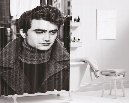 Warrick Saint Photoshoot Daniel Radcl Bathroom Shower Curtain Fabric Waterproof | 66 X 72 Inch