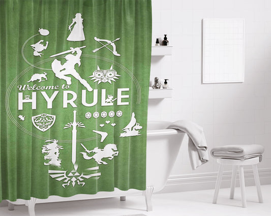 Welcome To Badlands Bathroom Shower Curtain Fabric Waterproof | 66 X 72 Inch
