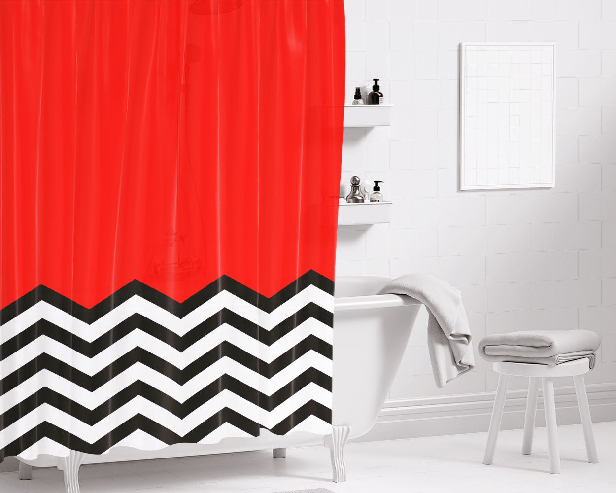 Welcome To The Sound Pretty Odd Bathroom Shower Curtain Fabric Waterproof | 66 X 72 Inch