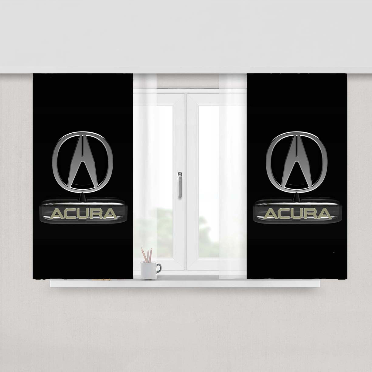 A Beautifull Acura Fabric Window Curtains