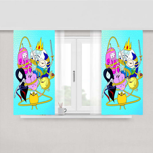 Adventure Time New Wallpaper Fabric Window Curtains
