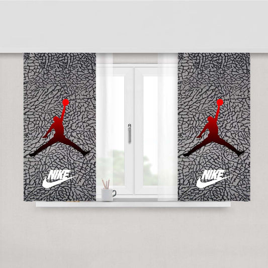 Air Jordan Elephant 1 Fabric Window Curtains