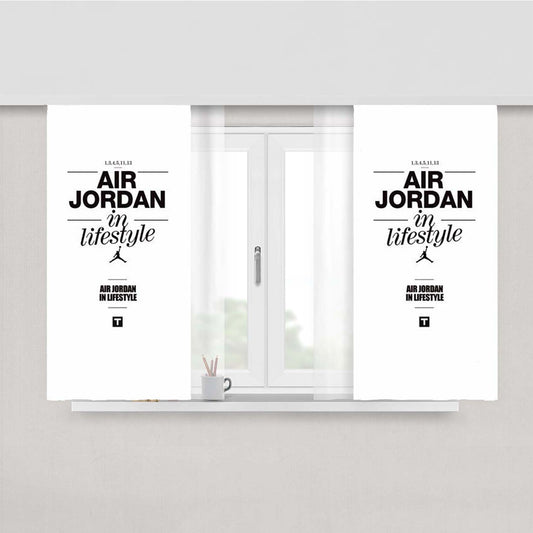 Air Jordan In Style Fabric Window Curtains