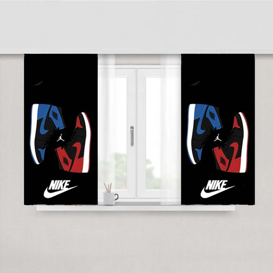 Air Jordan Sneakers Fabric Window Curtains
