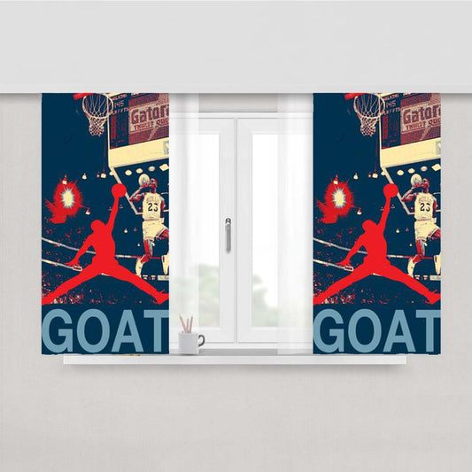 Air Jordan Wallpaper Fabric Window Curtains