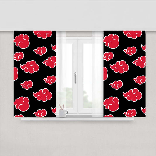 Akatsuki Art Pattern Fabric Window Curtains