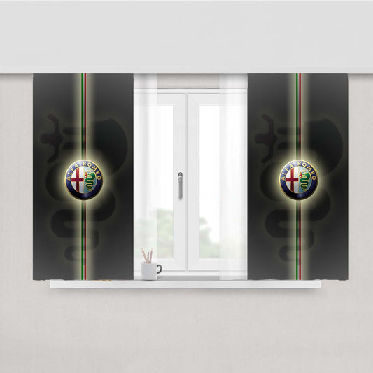 Alfa Romeo Wallpaper Peach Skin Window Curtains