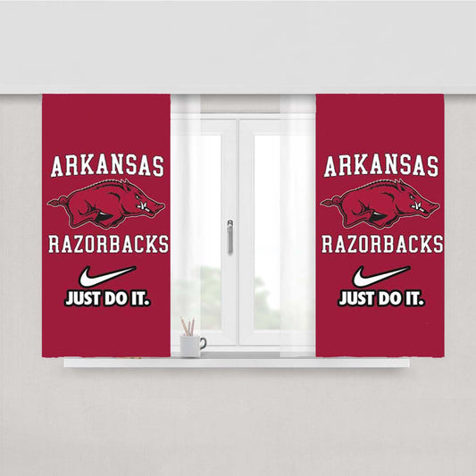 Arkansas Razorbacks Nike Peach Skin Window Curtains