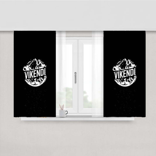 Battle Royal Vikendi The Snow Peach Skin Window Curtains